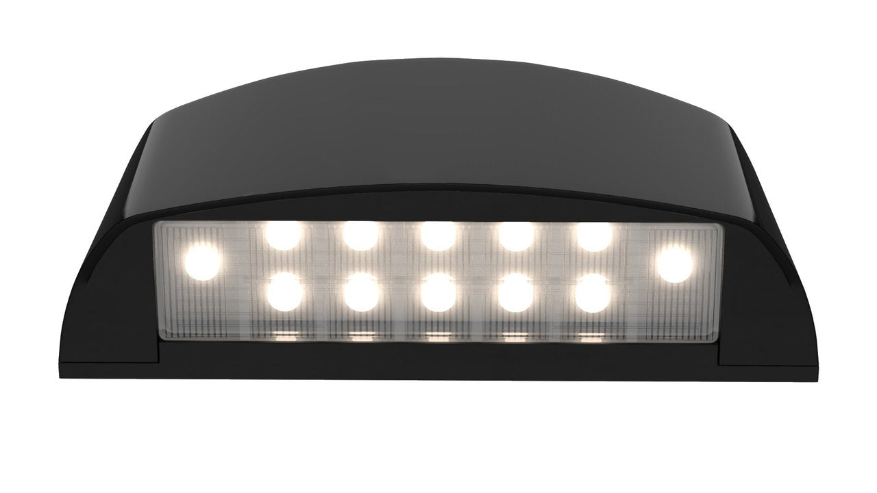 Led License Plate Lamp Black 12 Le