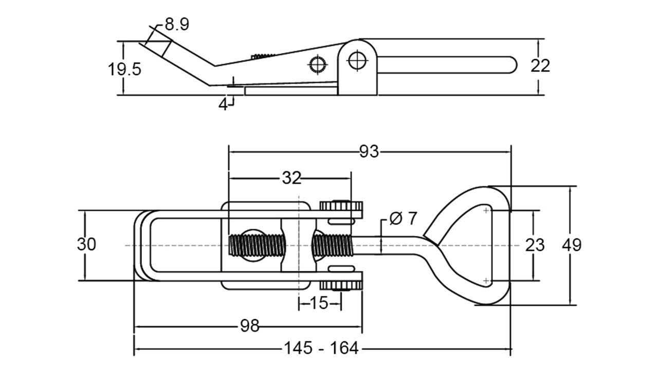 Over Centre Hooks & Latches