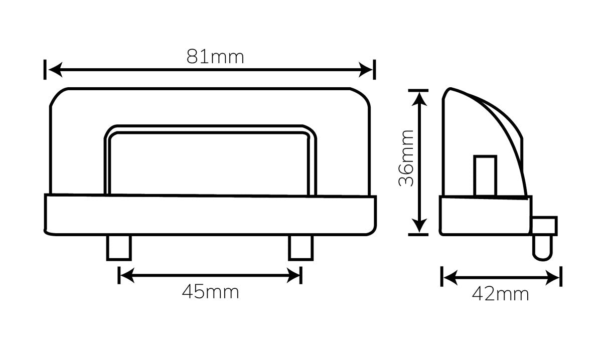 Number Plate Light 6 Led