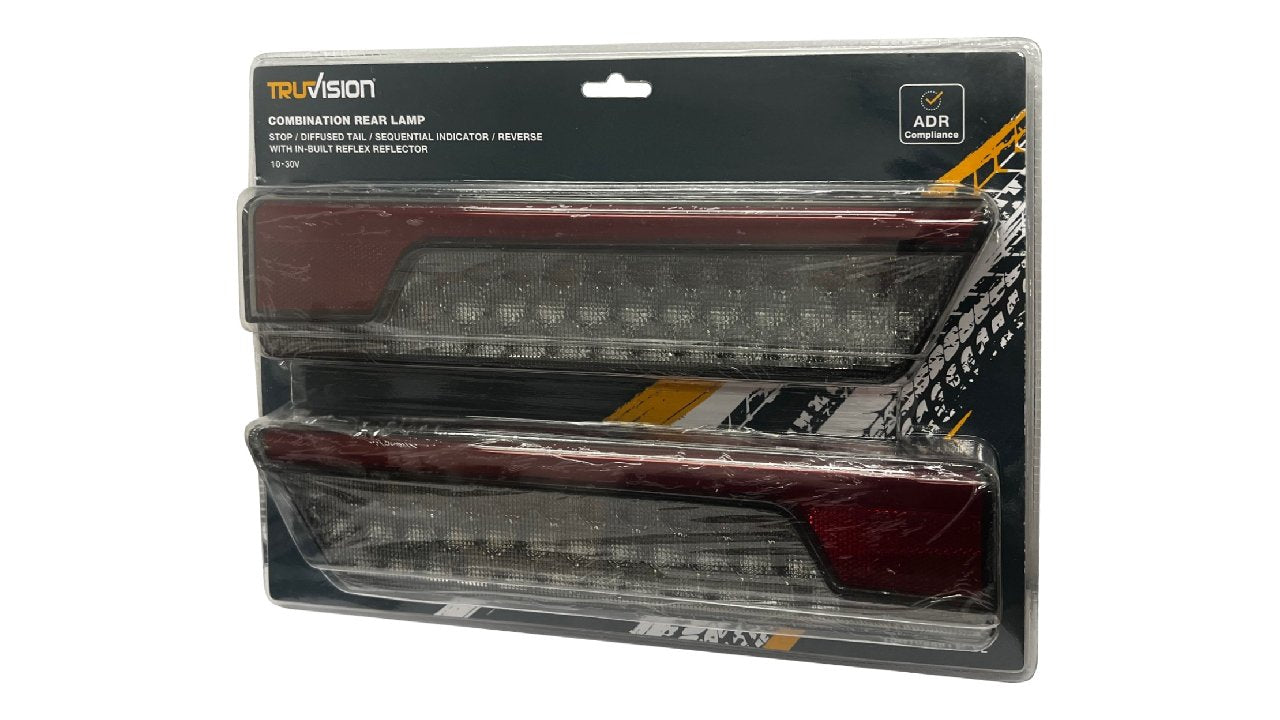 Tru Vision556 Series Stop Tail Sequential Indicator Reverse 10-30V Twin Pack (LR)