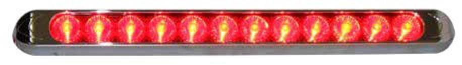 Slimline Led- Red-Stop/Tail12V