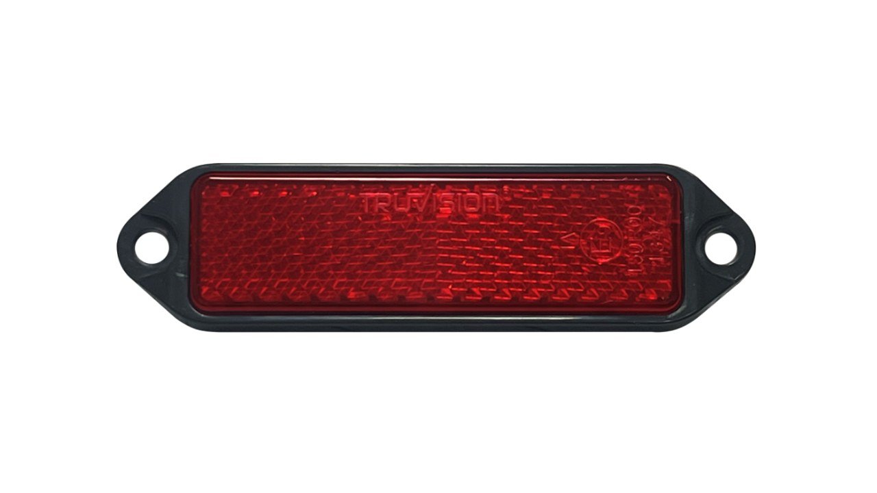 Reflex Reflector (Red) 92x24 Black Screw Base 100Pk
