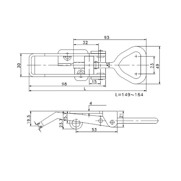 Over Centre Hooks & Latches
