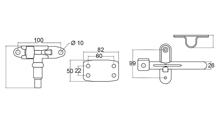 Lock Cam Ld Zp External