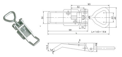 Over Centre Hooks & Latches