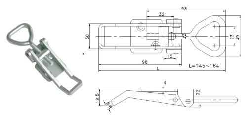 Over Centre Hooks & Latches