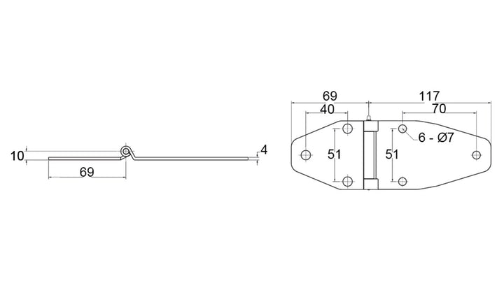 Hinge Long Flap