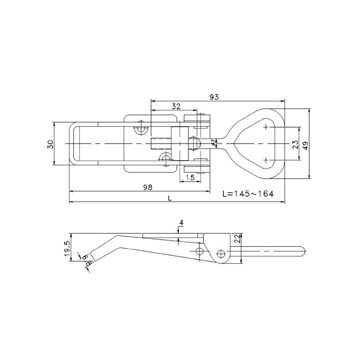 Over Centre Hooks & Latches