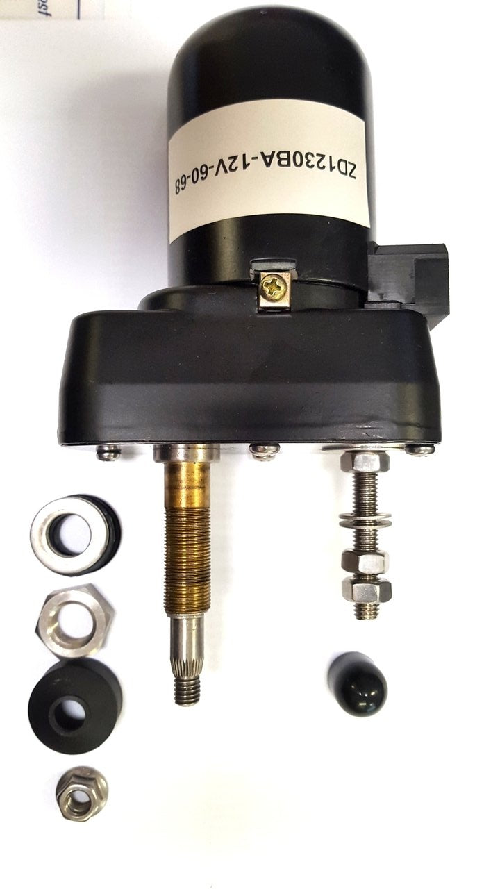 12 VOLT SMALL SCREEN Wiper Motor ZD1230BA-12V-90-68 Dia: M8 DIN10/44 MM 90º DEGREE OF SWEEP 2 SPEED AND AUTOPARK