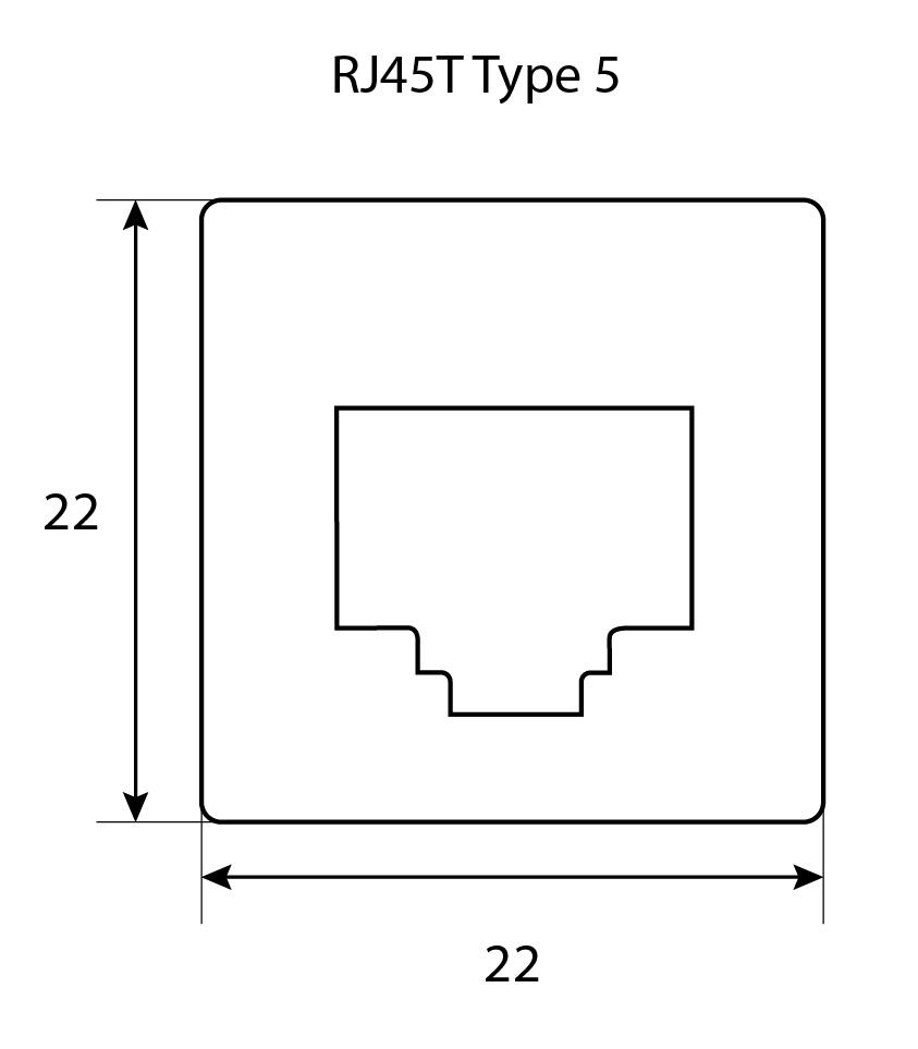 GME RJ45 Pass-Through Adaptor - Toyota