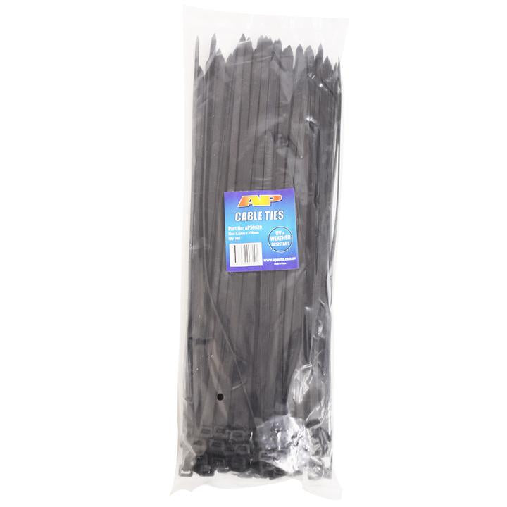 7.6MMx370MM- Black 100Pk (Ct370Hd)