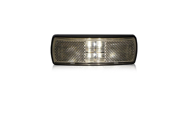 122 Series White Front-End Outline Marker/Reflector 10-30V 10pk