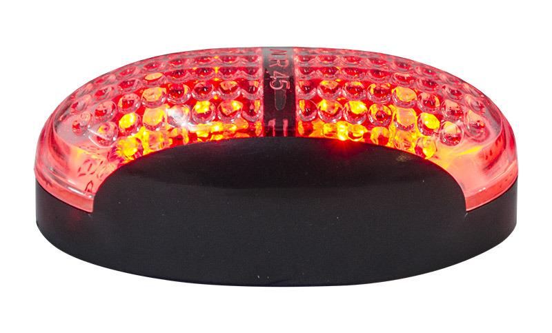 Led Clearance Light Red 10-30V Clear Lens