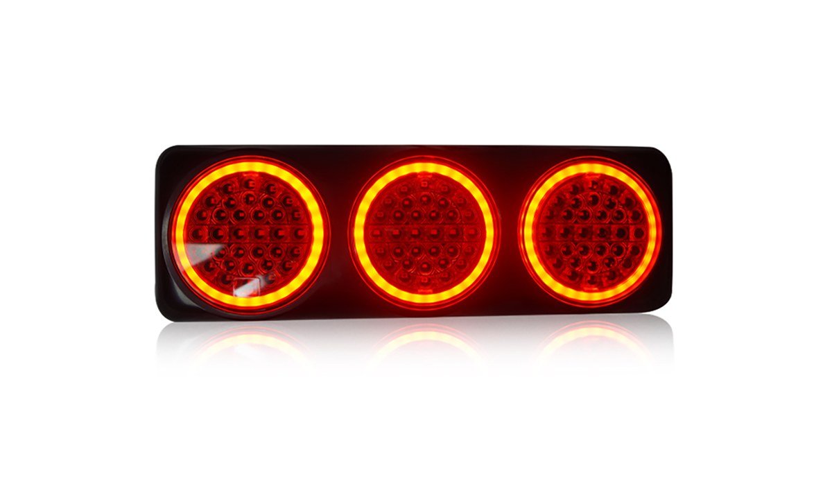5inch Round Triple Stop/Tail glow, Running Indicator, Reverse – Truck ...
