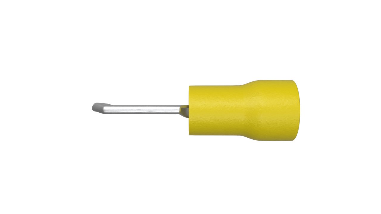 Crimp Terminal Yellow Male Blade-QKC50
