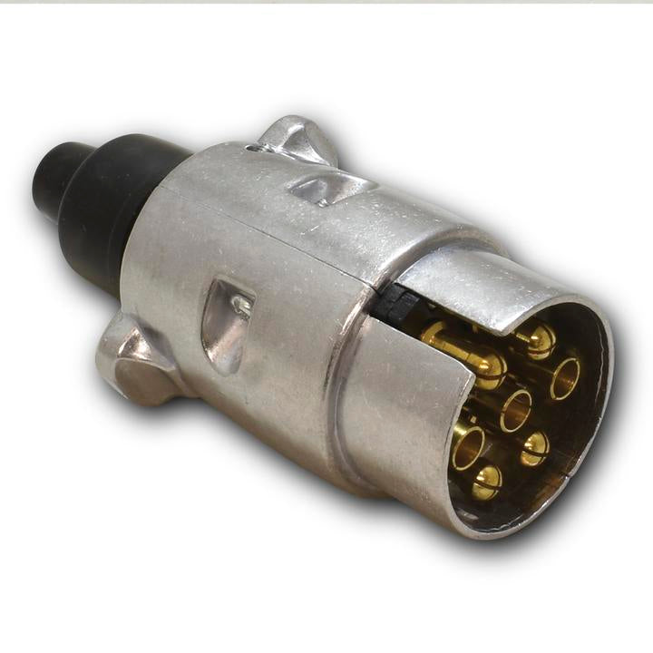 7 Pin Large Round Plug Metal Blister