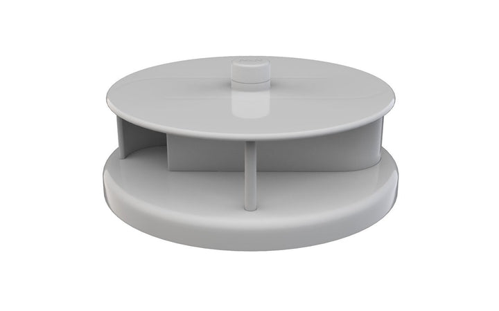Rotary Vent White PVC - 240MM