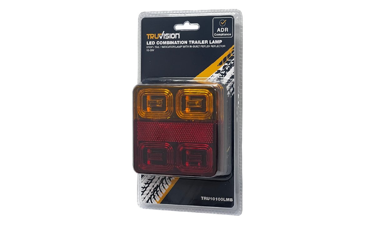Square Trailer Lamp 10-30V LH Blister