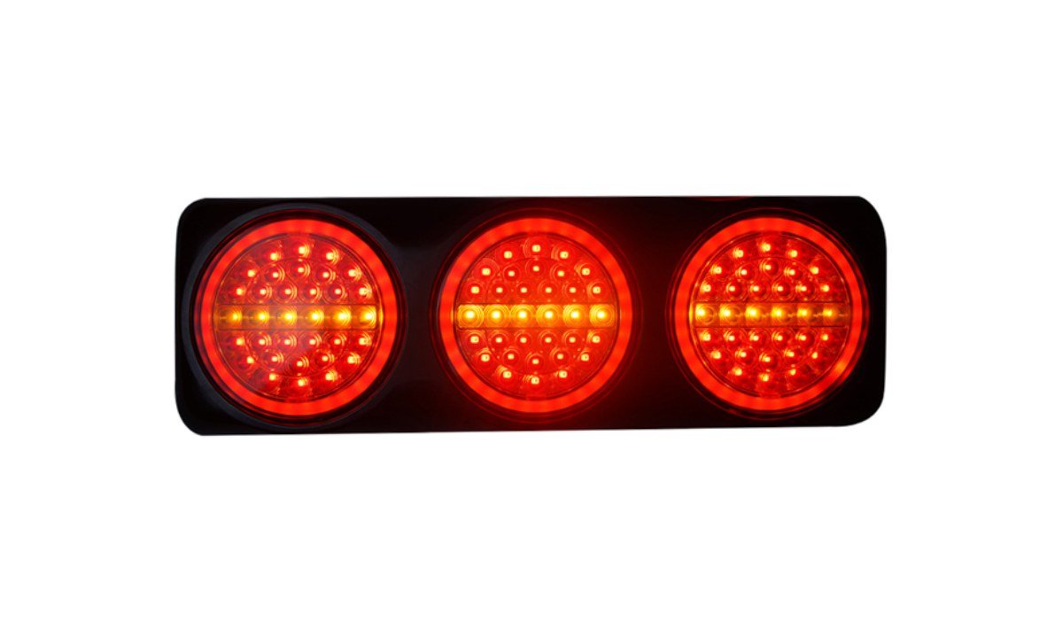 5inch Round Triple Stop/Tail glow, Running Indicator