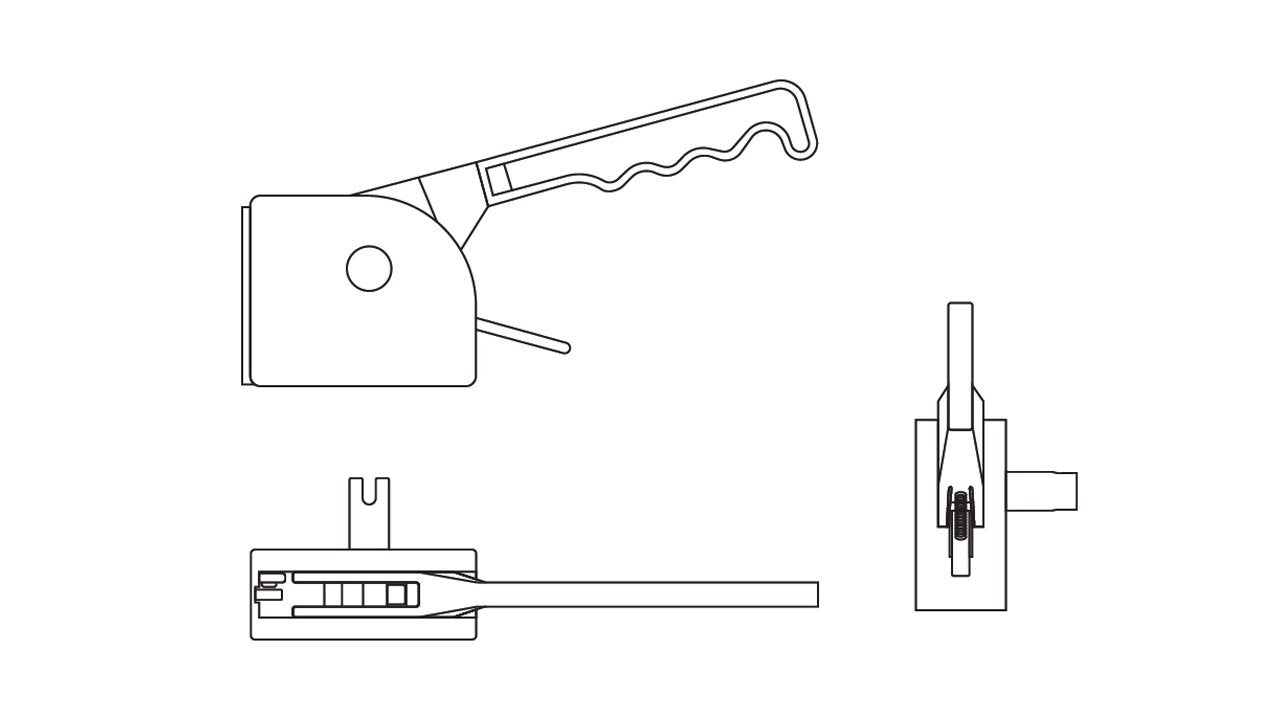 Curtain Tensioner Alloy Lh