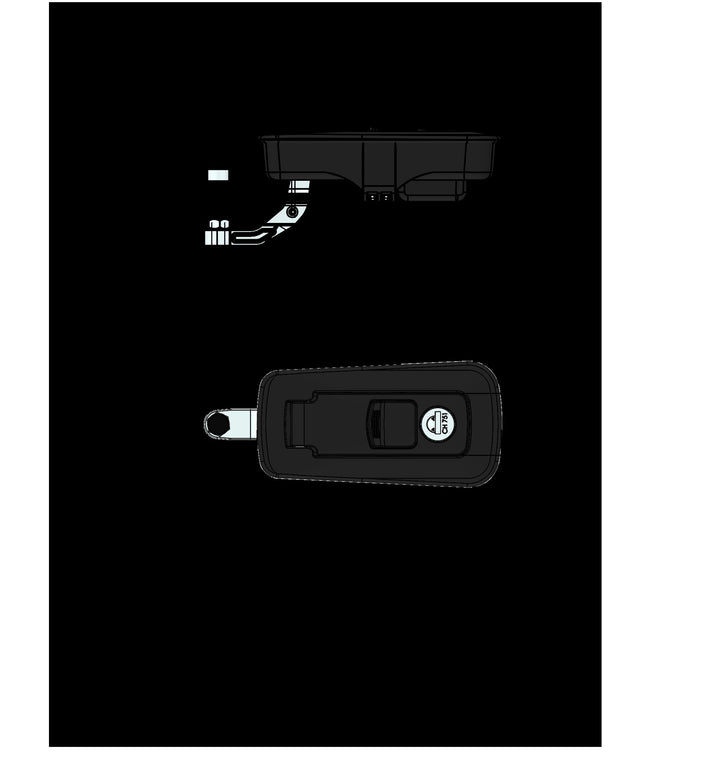 Comp Latch sealed Blk POLY Key 21