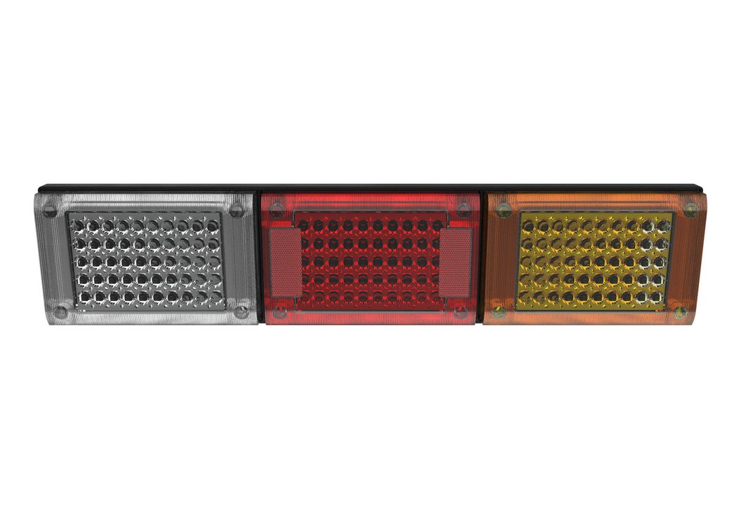 Led Jumbo Triple Red/Amber/White 10-30