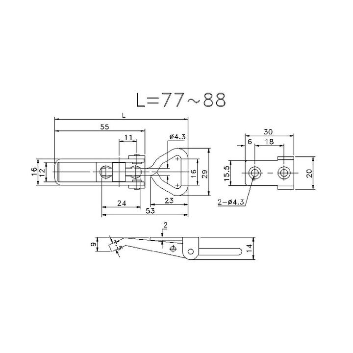 Over Centre Hooks & Latches