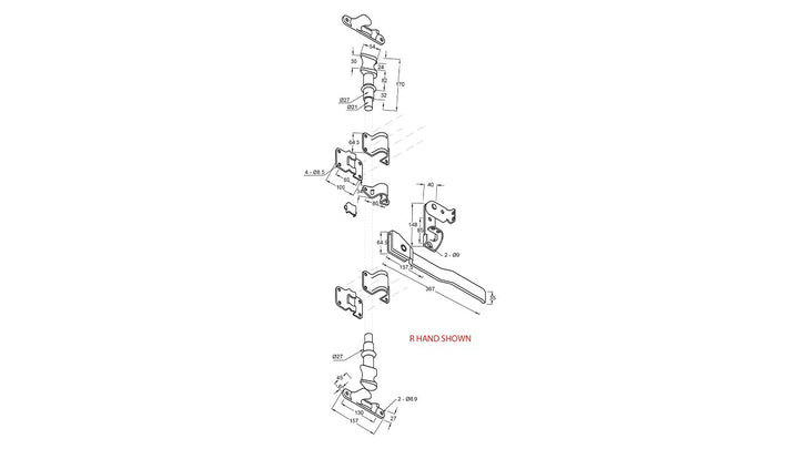 Door Locking Gear 27MM