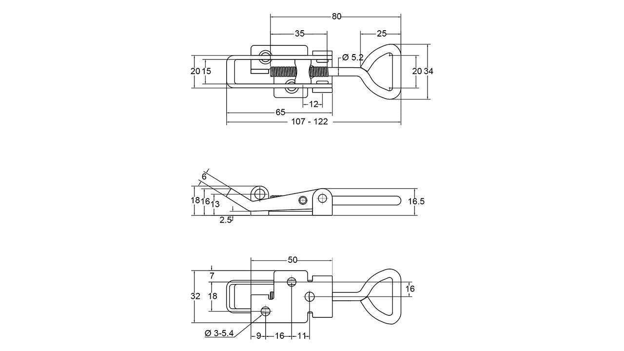 Over Centre Hooks & Latches