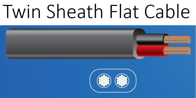 6MM Twin Core Sheathed X 100M 50Amp