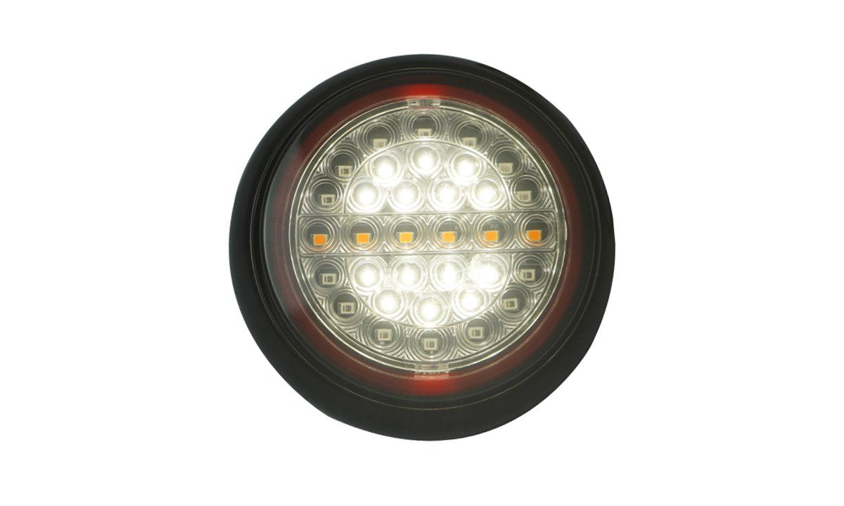5inch Round Stop/Tail glow, Running Indicator/Reverse Black Base