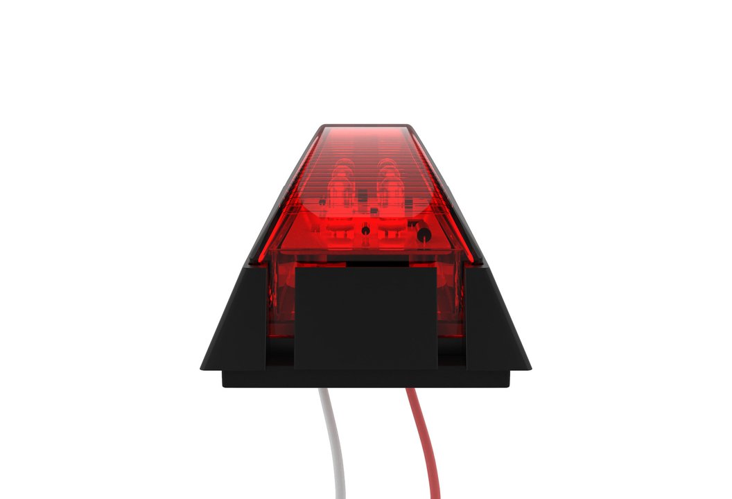 Led Rear End Outline Marker Red Blk/Base 10Pack