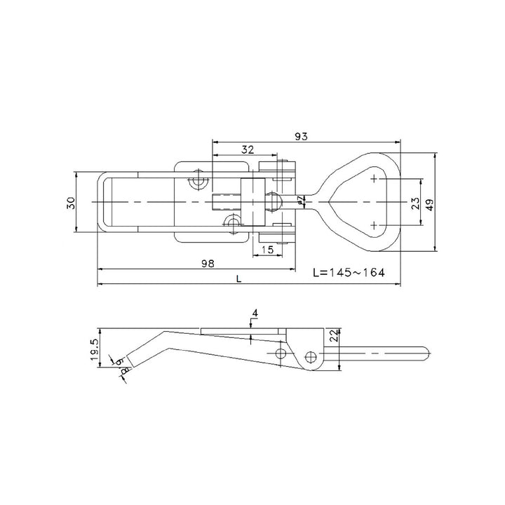 Over Centre Hooks & Latches