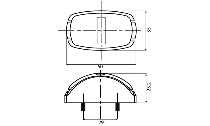 Red/Amber-Marker Light 2 Led
