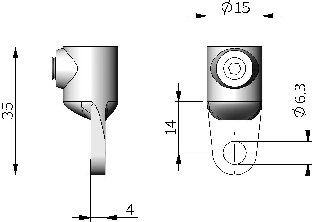 Vector T-Handle W/Adj Cam
