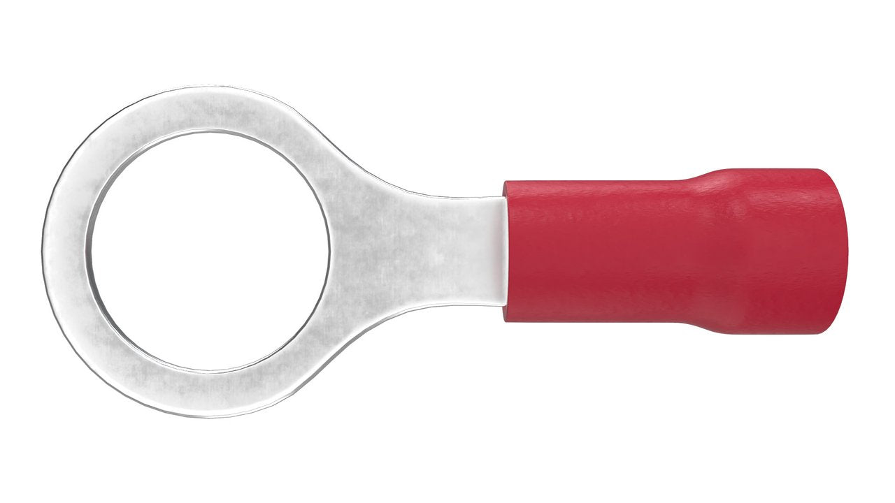 Crimp Terminal Red Eye 6.3MM-QKC04