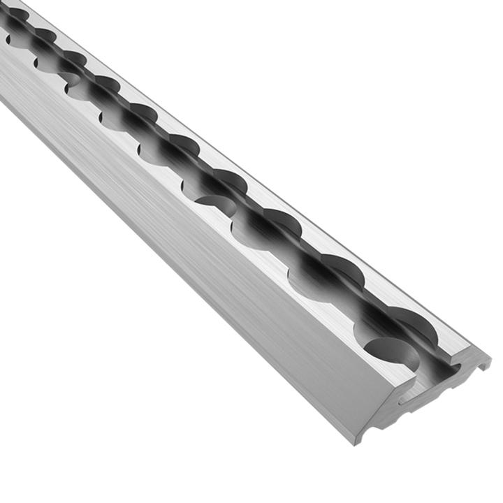 Aluminium Cargo Track Angle 45mm x 1.27M