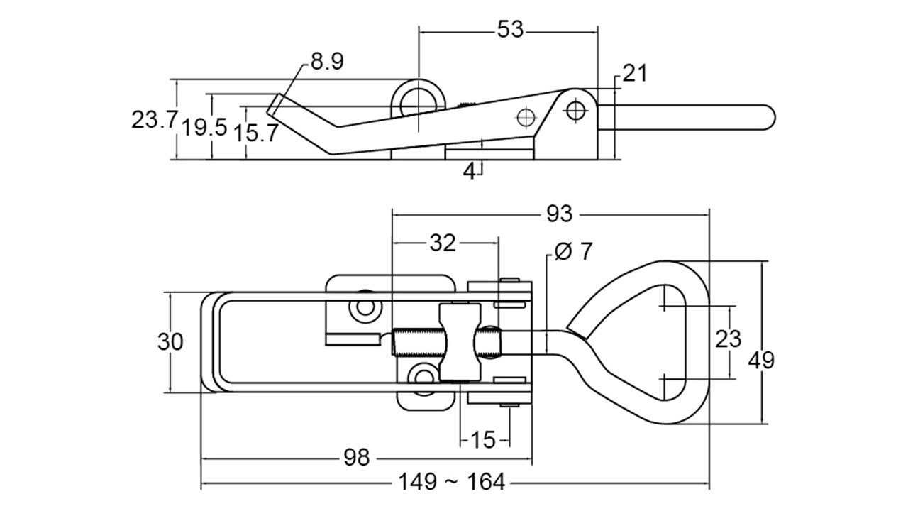 Over Centre Hooks & Latches