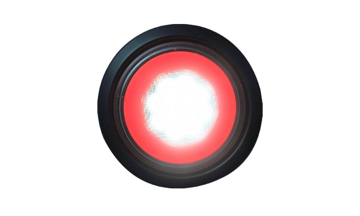 4inch Round Tail glow(White), Reverse, rubber Grommet