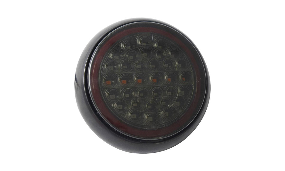 5inch Round Stop/Tail glow, Indicator Black Base