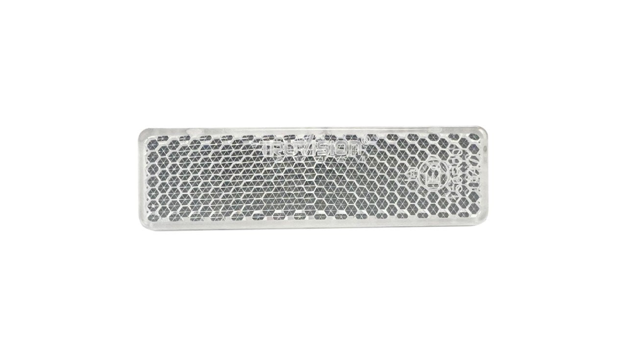 Reflex Reflector (White) 70x20 Stick-On 100PK