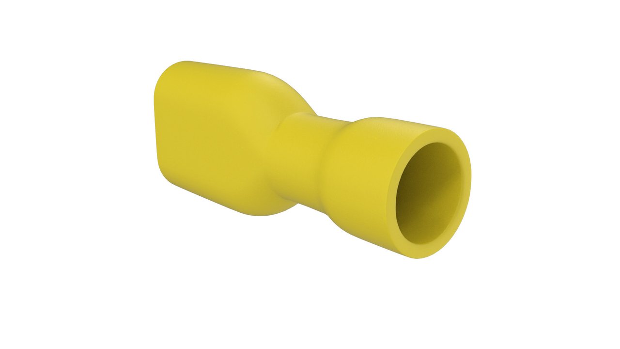 Crimp TermYellow Female FullyInsul-QKC75