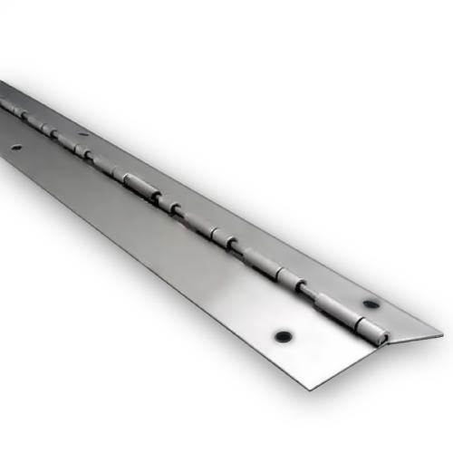 Piano Hinge S/S 50 Pre-Drilled