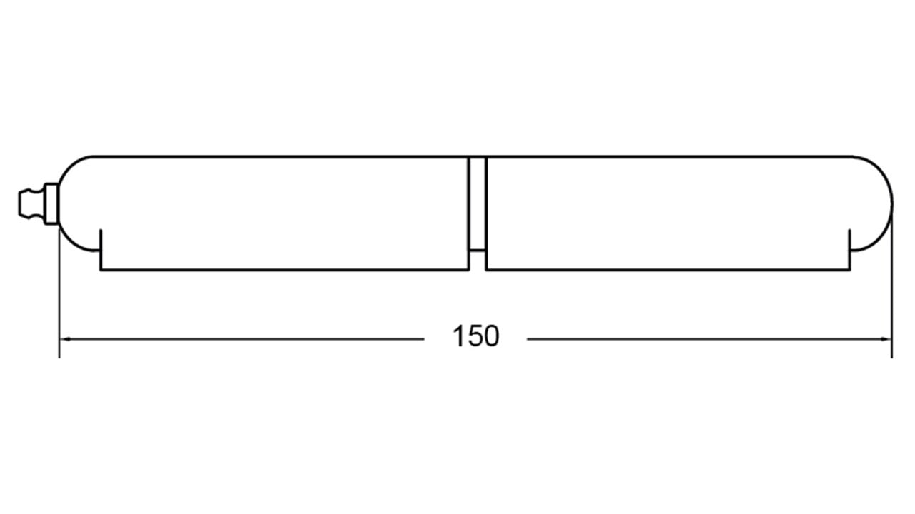 Weld-On Pintle Bullet Hinge