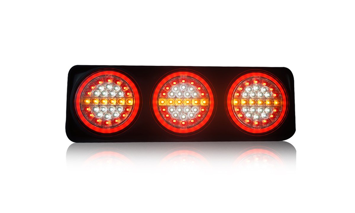5inch Round Triple Stop/Tail glow, Running Indicator, Reverse
