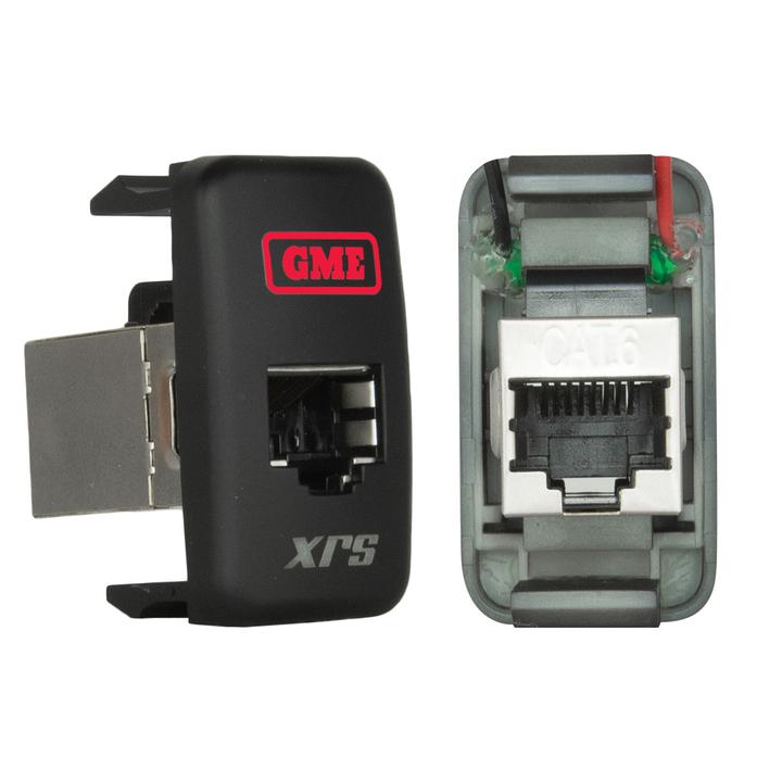 GME RJ45 Pass-Through Adaptor - Type 2 (Red)