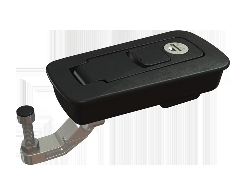 Comp Latch sealed Blk ZINC Key 21